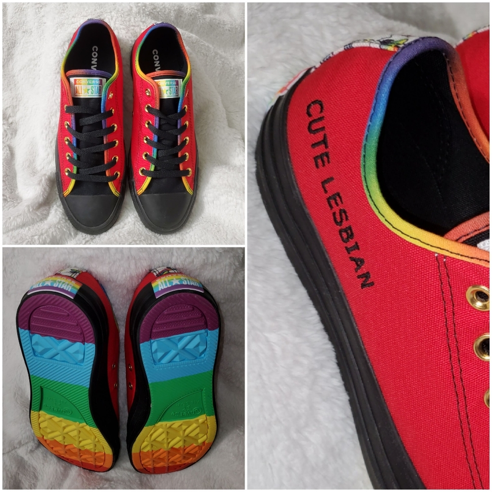 Converse All Star Pride Cute Lesbian Sneakers